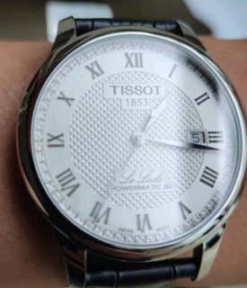 天梭（TISSOT）瑞士手表 力洛克系列腕表 皮带机械男表 T006.407.16.033.00