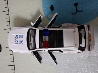 大号合金警车玩具