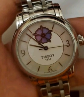 天梭（TISSOT）瑞士手表 心媛系列腕表 钢带机械女表 T050.207.11.117.05