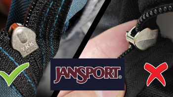 JanSport双肩包翻车笔记（附正品和假货的对比图）