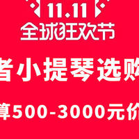 双11初学者小提琴选购指南：500-3000价位测评推荐！【雅马哈/VEAZEN费森/克莉丝蒂娜/凤灵等等】