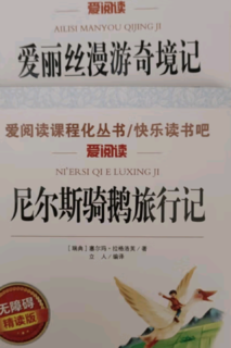 读书吧六年级下册（4册带考点手册）鲁滨逊漂流记 汤姆索亚历险记 爱丽丝漫游奇境记 尼尔斯骑鹅旅行记