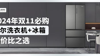 2024年双11必购：海尔洗衣机+冰箱，性价比之选！