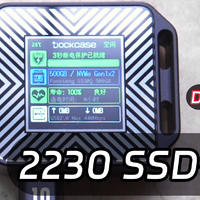 DOCKCASE M2 SSD硬盘盒测评 带屏幕金属机身散热效果出色