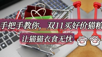 学会在双十一买好价猫粮，让猫猫衣吃无忧