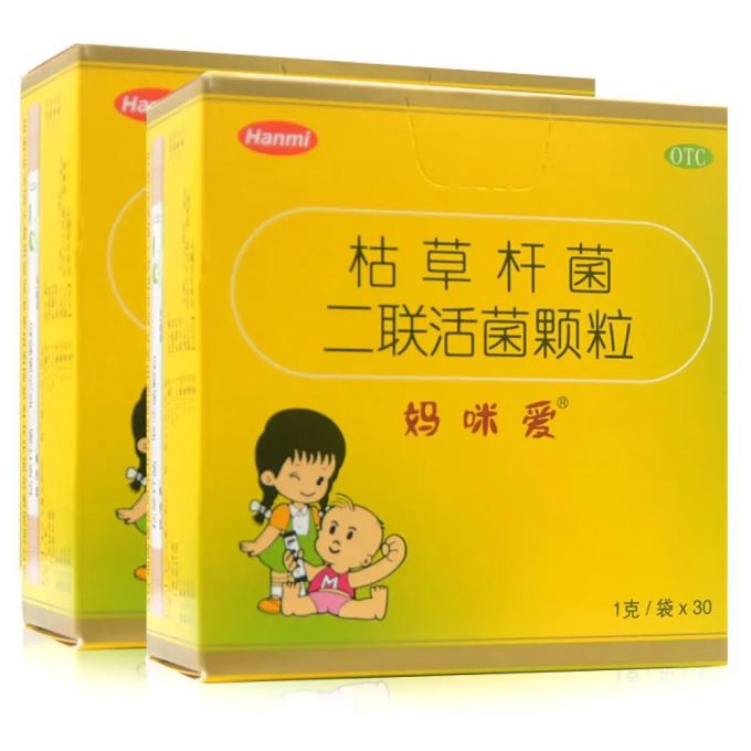 2024-10-26 07:51:07 京东 妈咪爱枯草杆菌二联活菌颗粒1g*30袋/盒