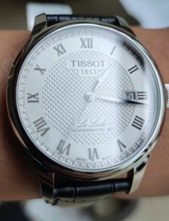 天梭（TISSOT）瑞士手表 力洛克系列腕表 皮带机械男表 T006.407.16.033.00