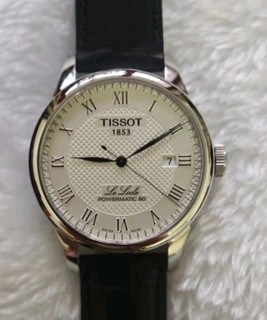 天梭（TISSOT）瑞士手表 力洛克系列腕表 皮带机械男表 T006.407.16.033.00