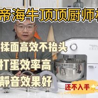 家商两用厨师机，一步到位真香!长帝海牛顶顶厨师机深度测评