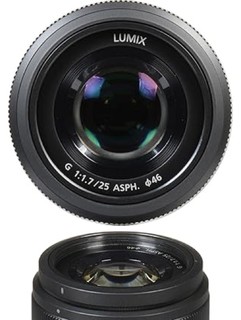 833好价冲 松下Lumix G定焦镜头 Panasonic 松下 G 25mm F1.7 ASPH 标准定焦镜头 Micro 4/3卡口 46mm