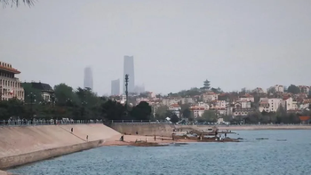 来到了向往的青岛！ 