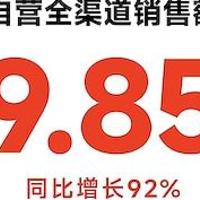 九号公司双11开门红自营全渠道销售额超9.85亿元，电动两轮车等产品持续热卖