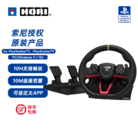 HORI PS5无线赛车游戏方向盘  SPF-022 黑色