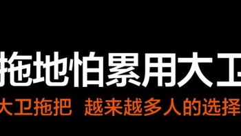 大卫 M14 对折胶棉拖把：懒人家务必备神器！