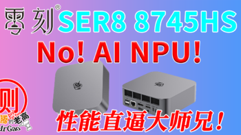 性能直逼大师兄！没NPU的8745HS性价比高起来！零刻SER8-8745HS迷你电脑全面评测！双M2 满血USB4 2.5G网