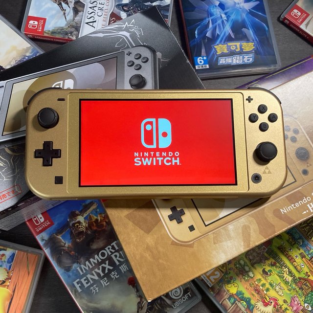 全站首发！Switch Lite海拉鲁限定版开箱！NS最后一款限定机？