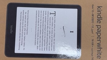 Kindle PaperWhite Gen 12 7寸 开箱与使用体验