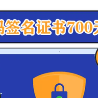 certum代码签名证书700元，天天双11