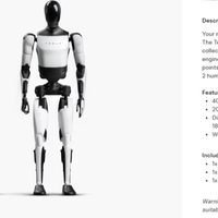 40美元的特斯拉机器人Optimus模型一日销售告罄！