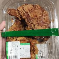 超市买的炸鸡全腿 两个10块