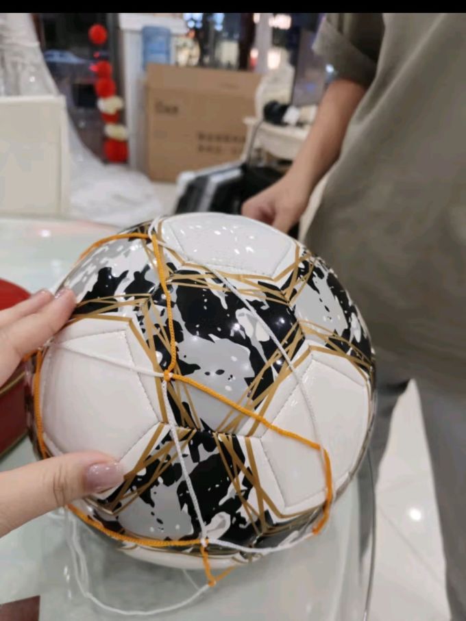 匹克足球5号成人儿童中考标准世界杯专业比赛训练青少年小学生蓝