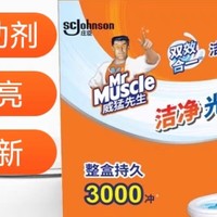 🚽特别神奇威猛先生洁厕宝，厕所清洁的固体去味除垢小蓝宝非常完美🚽