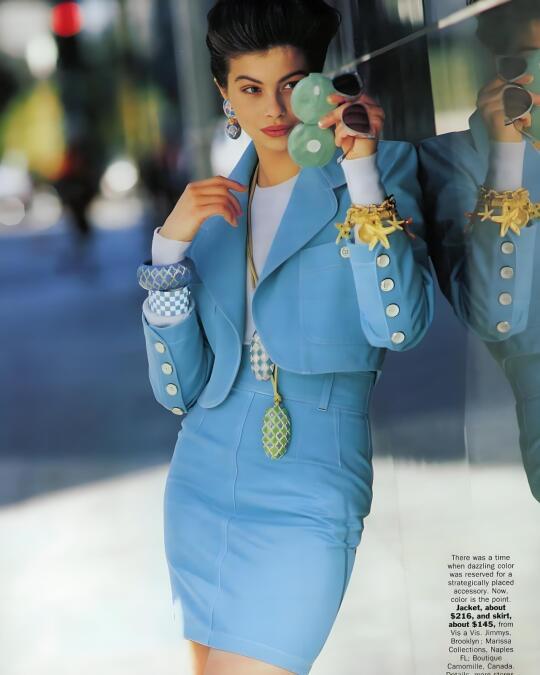 90年代的色彩美学，时尚真的是一个轮回