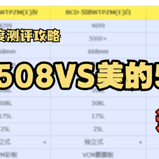 2024年冰箱深度测评攻略|美的508VS美的532，谁才是法式多门的优质选择