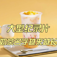 大型纪录片《奶茶名字越来越长》