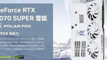 【升级】万丽 GeForce RTX 4070 SUPER 雪狐：颜值守恒，背板焕新装！