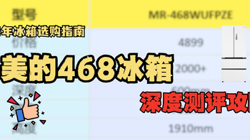 2024年冰箱深度测评|4000价位爆款新机，美的468为啥就它最受宠？