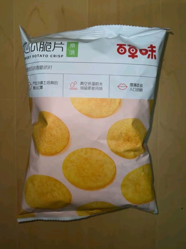 百草味原味地瓜片，休闲时光的美味伴侣