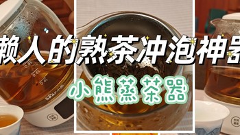 用蒸茶器喝熟茶到底如何，新手小白的开箱体验，办公室牛马最佳的喝茶用具