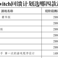 国行switch四款游戏怎么选？