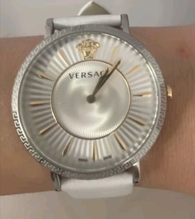 范思哲（VERSACE）瑞士手表白月光石英女表生日送女友VEJL00122