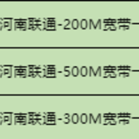 低至9毛/天！河南联通200M-500M光纤单宽带