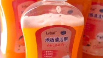 Lvbai地板清洁剂瓷砖清洁剂 拖地清洁液木地板砖石材抑菌去污500ml*4瓶