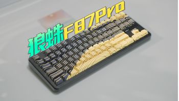 狼蛛F87 Pro全方位评测｜三模连接、全键热插拔、gasket结构优异性能解析