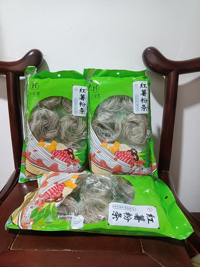 天猫买的的红薯粉条，也不是真正的红薯粉