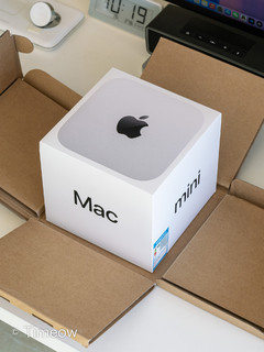 256G丐版Mac mini M4终于到手咯 高能低噪 强啊！存储不够PSSD来扩 完美！