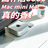 Mac mini M4终于到手咯！高能低噪 强啊！