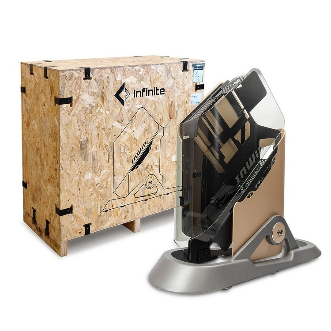 inwin 迎广发布 Infinite“无限”顶级机箱,可旋转、超大底座_机箱_什么值得买