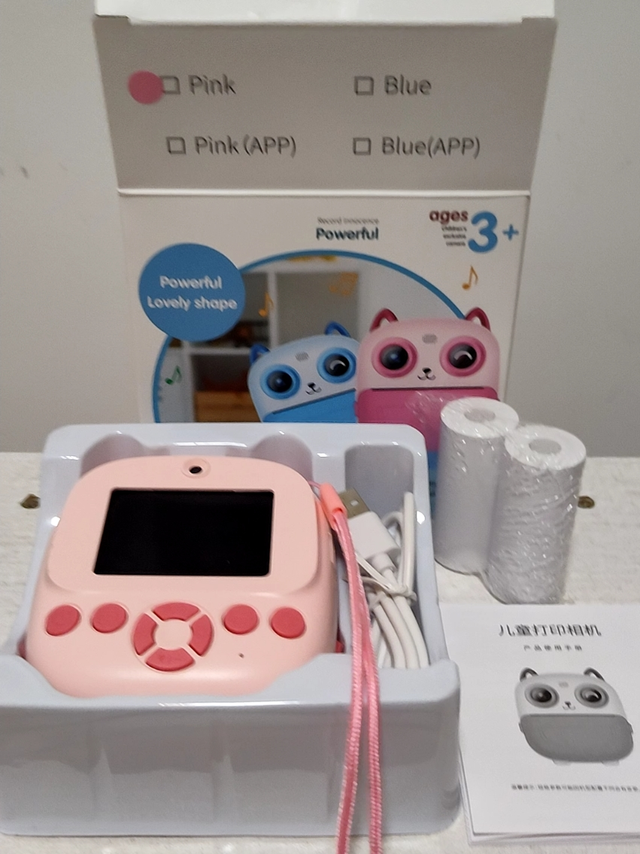 给娃买的儿童打印相机