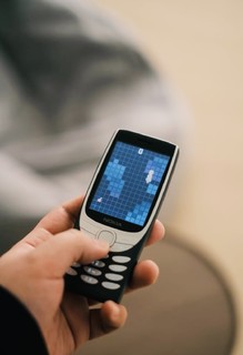 诺基亚Nokia/ 3310直板按键学生戒网瘾手机老年机WiFi热点备用机 深蓝色 移动版 标配手机+电池+充