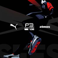 女神异闻录3 Reload x Puma x Atmos 联动鞋款