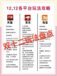 2024 年终活动 双十二来了 平台盘点