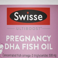 孕妈妈必备好物 | Swisse 斯维诗孕妇产妇 DHA+EPA 鱼油胶囊