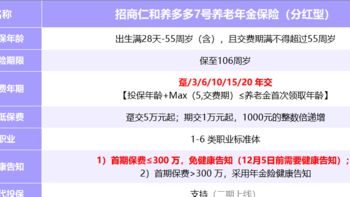 养老金+分红金，养多多7号养老年金险（分红型）重磅来袭！