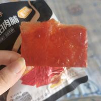 良品铺子猪肉脯确实很漂亮。