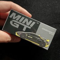 MiniGT Lamborghini Huracán STO 深黑色涂装